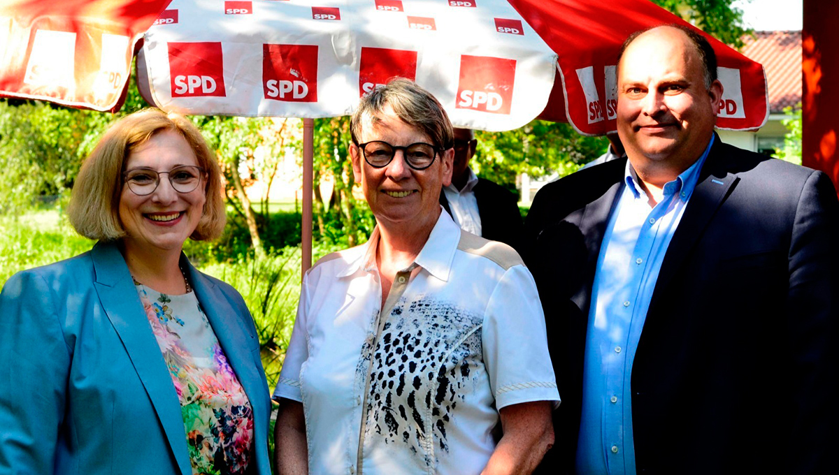 Dr. Daniela De Ridder, Dr. Barbara Hendricks und Christian Otten